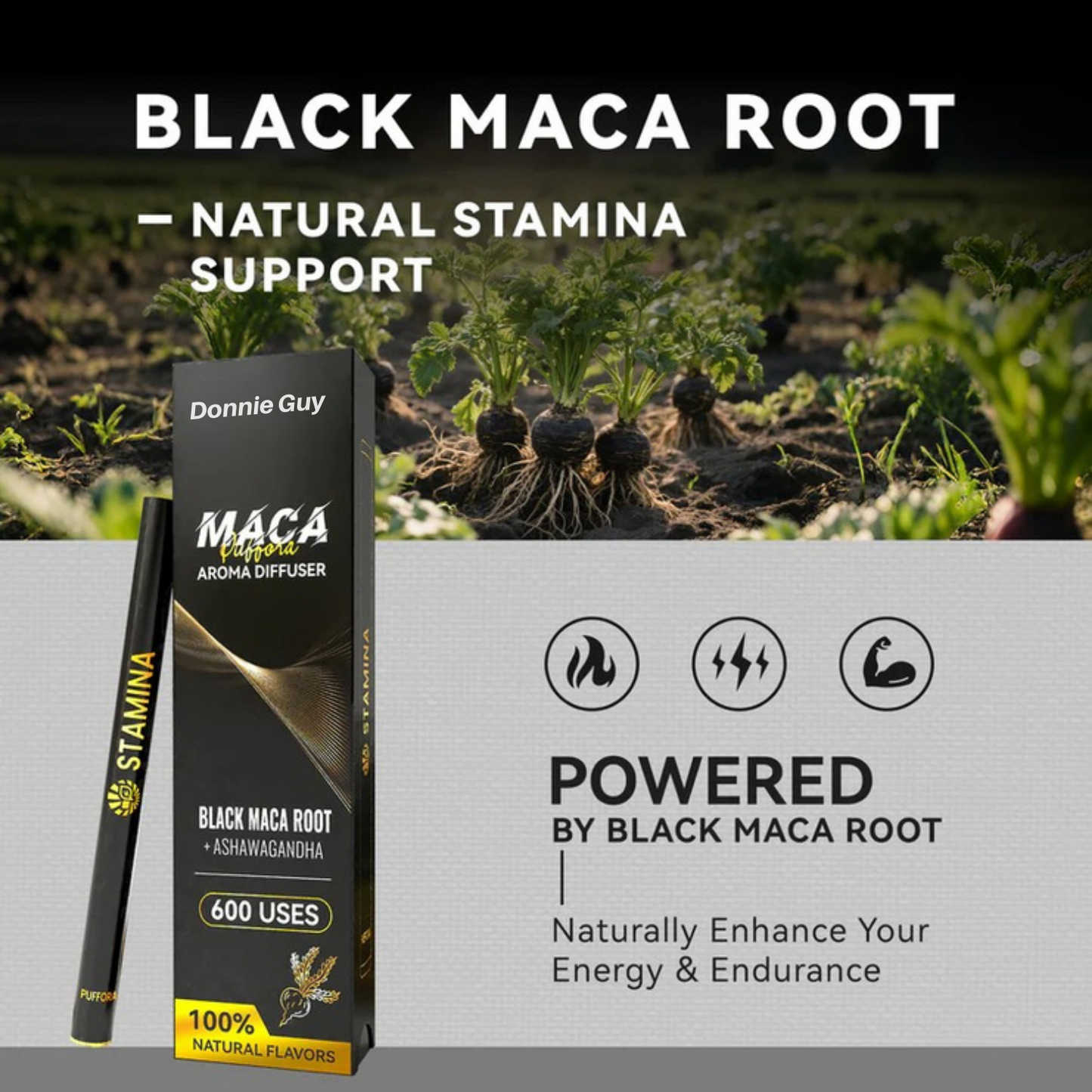 Herbal Diffuser Pen for Stamina & Energy with Extracts of Maca