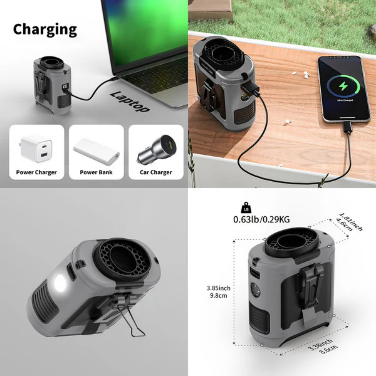 Portable Wearable Fan