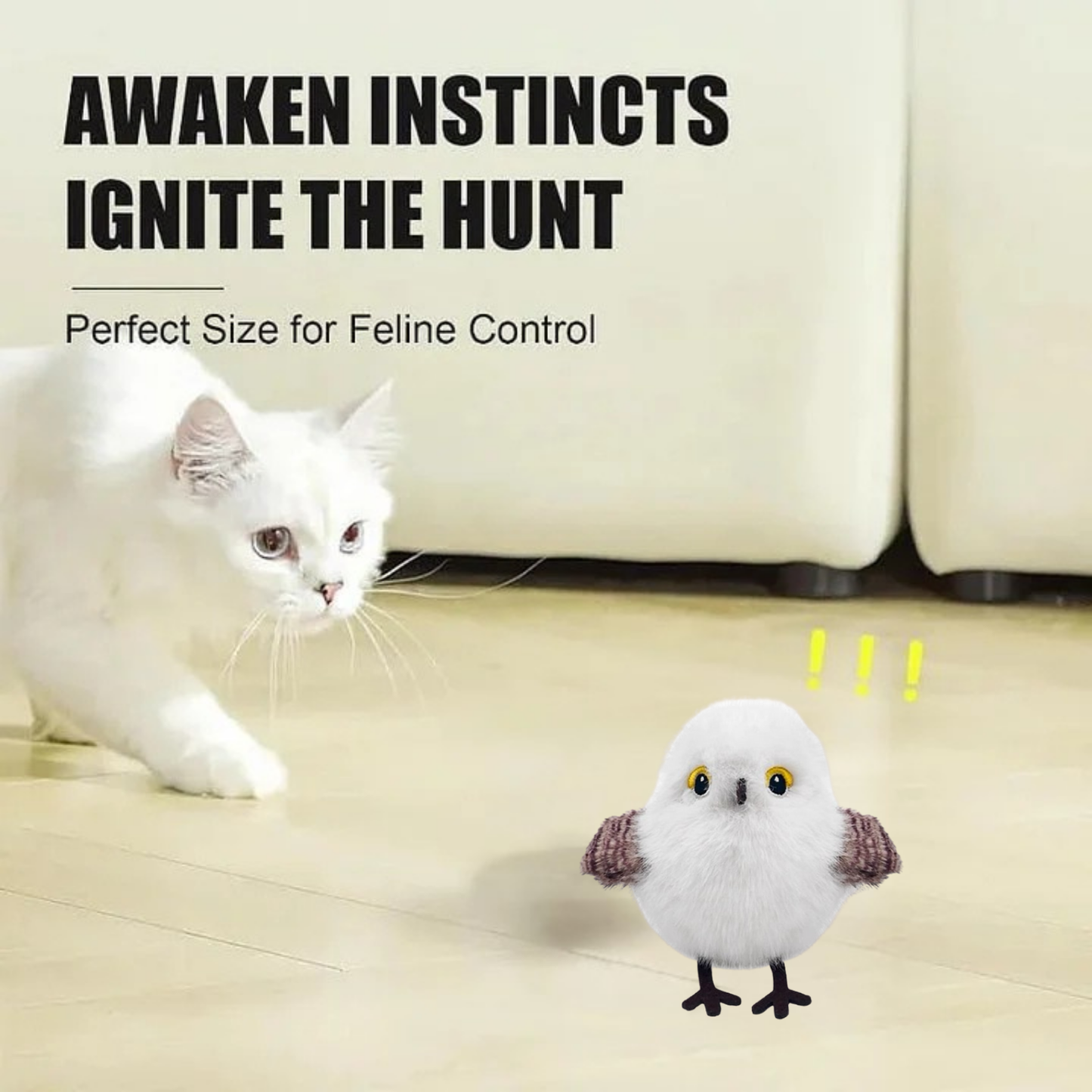 Rechargeable Flapping Bird Cat Toy