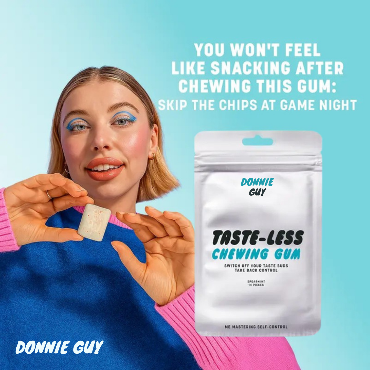 Taste-less Chewing Gum