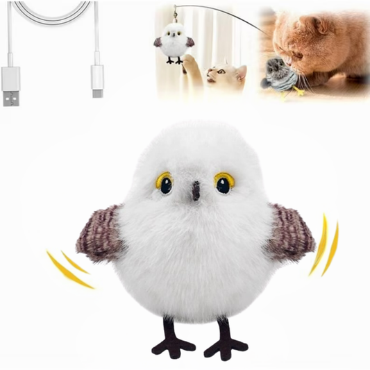 Rechargeable Flapping Bird Cat Toy